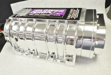 TBS- 2420 8-71 Blower  CAST CASE  2 LOBE  The Blower Shop  Blower Polished Vintage